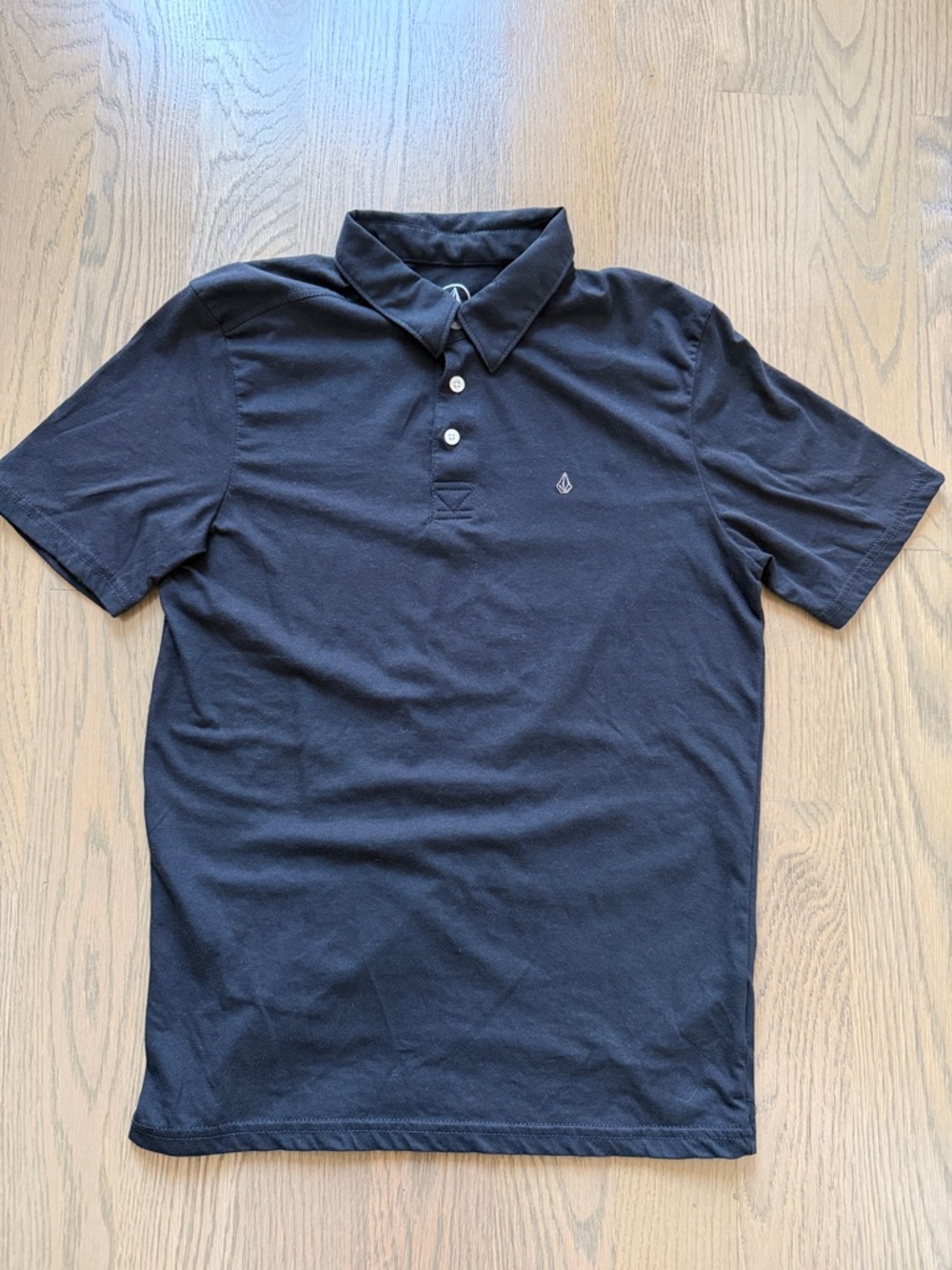 Volcom Men’s Black Logo Polo - Sz Small
